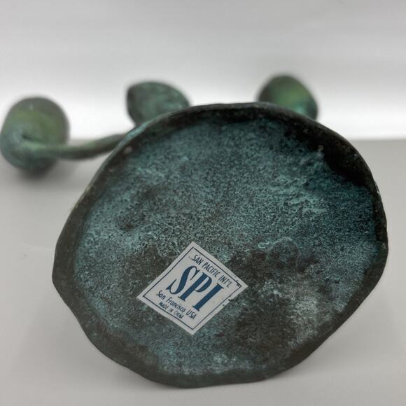 San Pacific International SPI Vintage Alien Candle Sticks Green - Picture 6 of 7